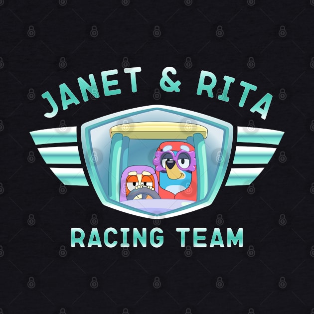 Bluey Grannies, Janet & Rita Racing Team by flataffex